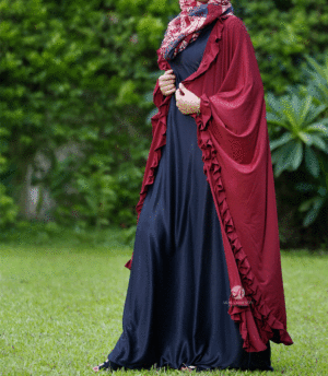 rufle shawl cape