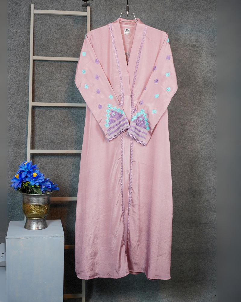 Artisan Grace Abaya Gujarati Hand Embroidery