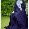 [:en]casual flared abaya navy[:]