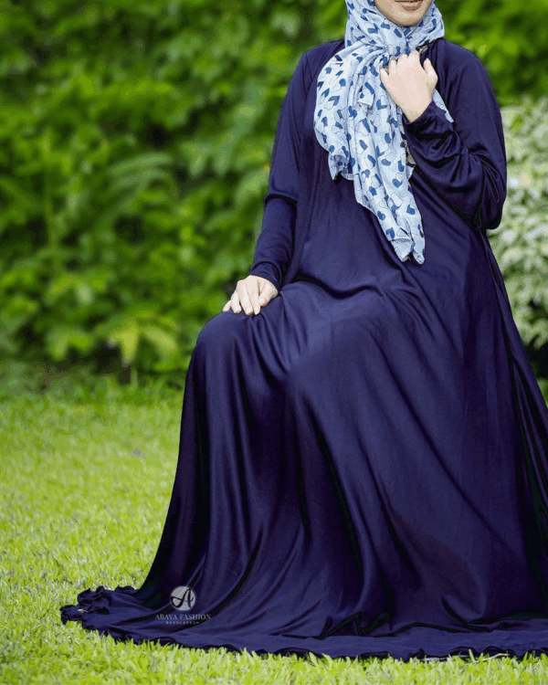 [:en]casual flared abaya navy[:]