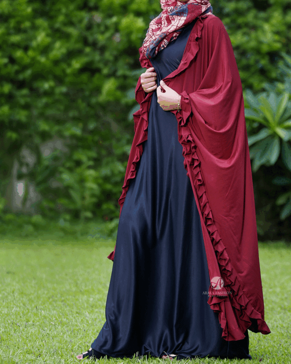 rufle shawl cape