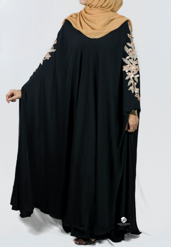 black cape abaya
