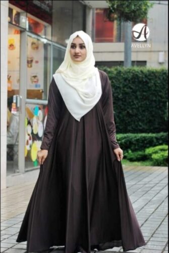 Jersey/rayon/cotton abaya