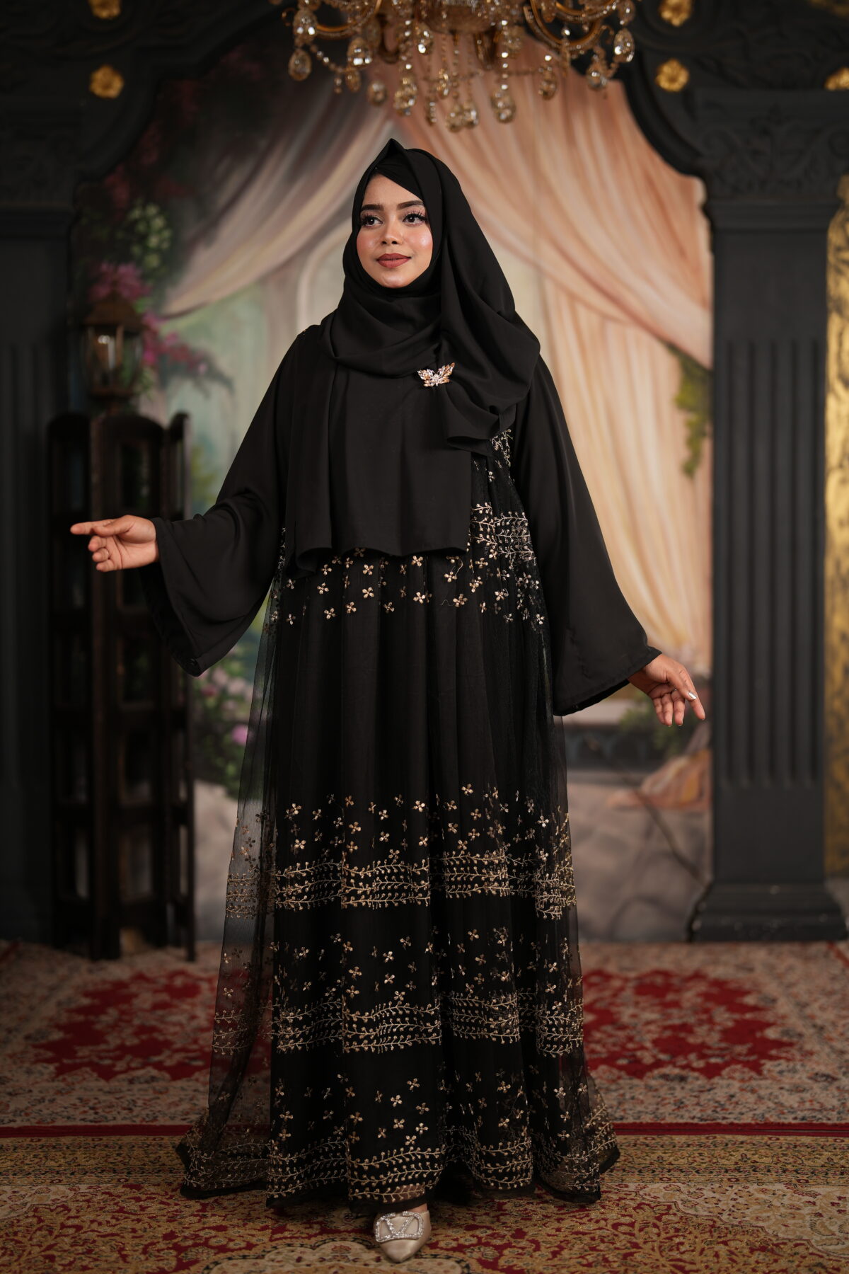 Gold Dust Abaya - Image 3